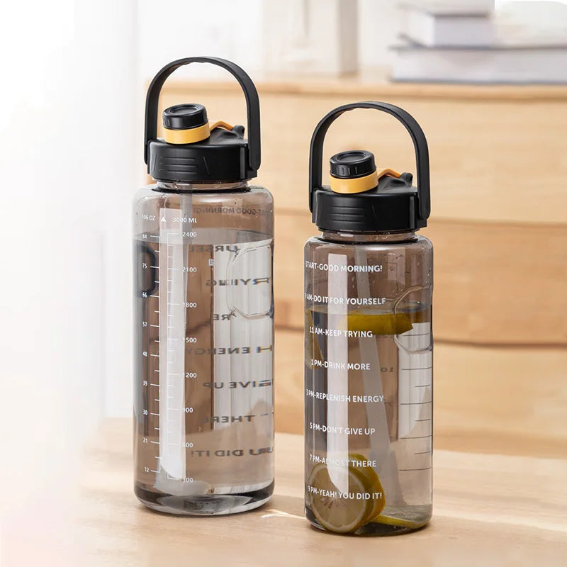 LUSQI 1.5L/2L/3L borraccia sportiva tazza di plastica di grande capacità .