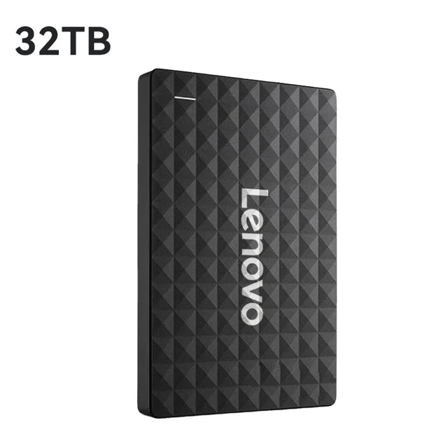 Lenovo Portable SSD 16TB Mobile Solid State Drive 2TB High Speed ​​External Storage Decives USB 3.0 Type-C Interface for Laptop