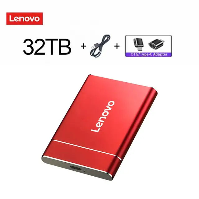 Lenovo Portable SSD disco rigido esterno 16TB unità a stato solido esterno USB 3.1 archiviazione disco rigido compatibile per PC Mac Desktop