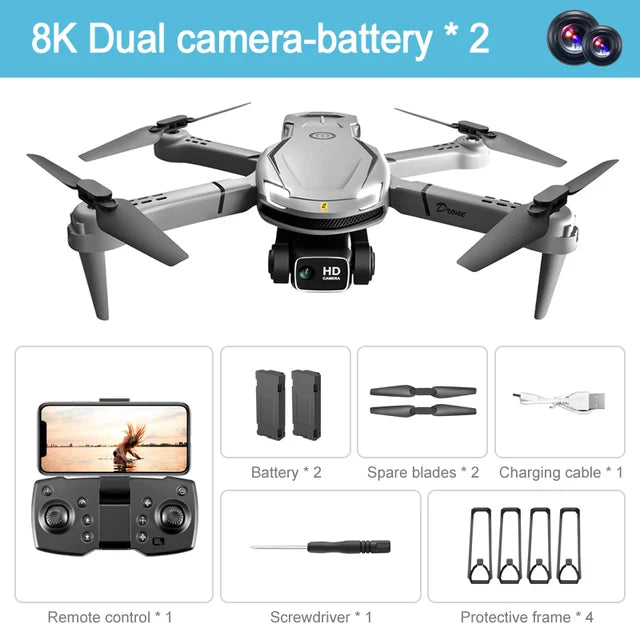 Lenovo V88 Drone 8K 5G GPS professionale HD fotografia aerea Dual-Camera omnidirezionale evitamento ostacoli Quadrotor 5000M