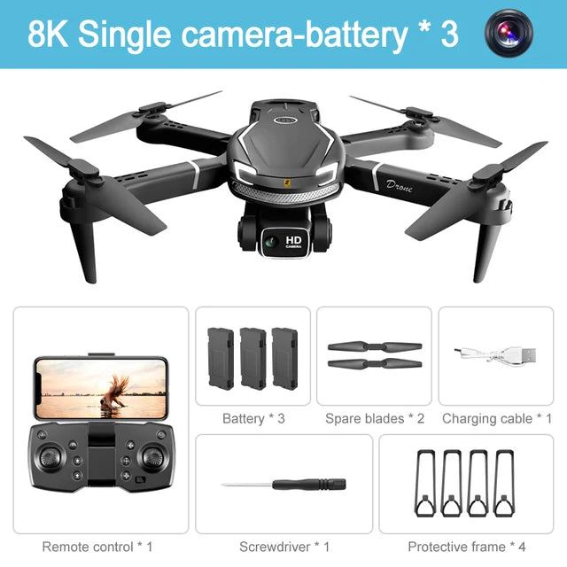 Lenovo V88 Drone 8K 5G GPS professionale HD fotografia aerea Dual-Camera omnidirezionale evitamento ostacoli Quadrotor 5000M