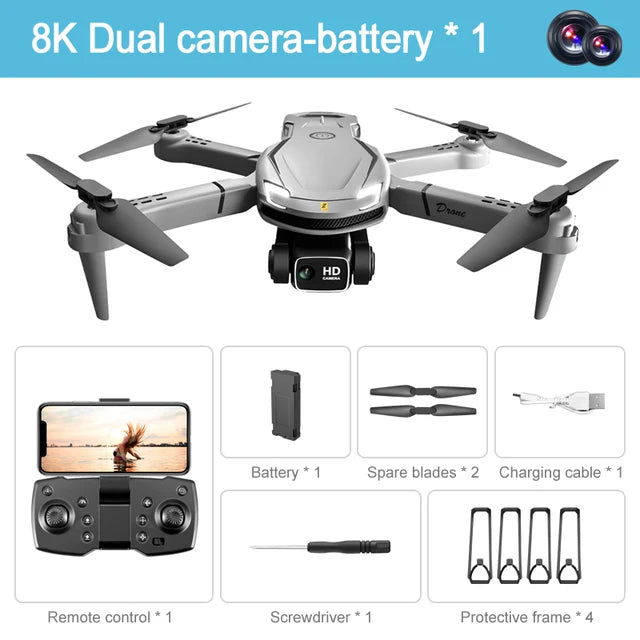 Lenovo V88 Drone 8K 5G GPS professionale HD fotografia aerea Dual-Camera omnidirezionale evitamento ostacoli Quadrotor 5000M