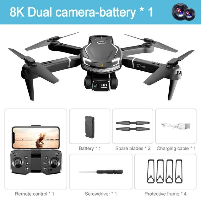 Lenovo V88 Drone 8K 5G GPS professionale HD fotografia aerea Dual-Camera omnidirezionale evitamento ostacoli Quadrotor 5000M