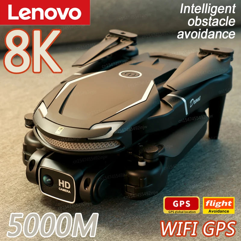 Lenovo V88 Drone 8K 5G GPS professionale HD fotografia aerea Dual-Camera omnidirezionale evitamento ostacoli Quadrotor 5000M