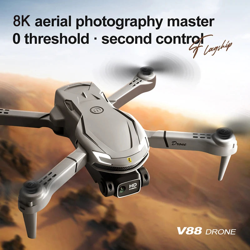 Lenovo V88 Drone 8K 5G GPS professionale HD fotografia aerea Dual-Camera omnidirezionale evitamento ostacoli Quadrotor 5000M