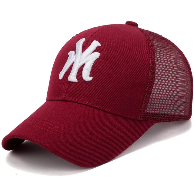 Lettere di moda ricamo donna uomo berretti da Baseball visiere sportive maschili femminili cappellino Snapback cappello da sole per donna uomo