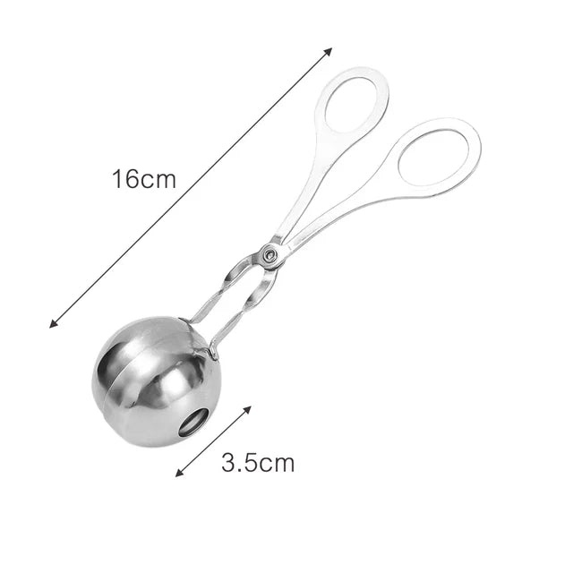 Macchina per polpette in acciaio inossidabile cucina conveniente polpette ripiene Clip Makers strumento cucina fai da te carne di pesce palla di riso che fa stampo