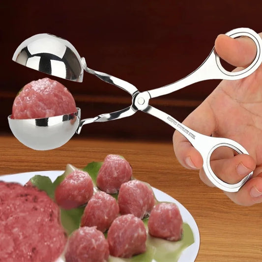 Macchina per polpette in acciaio inossidabile cucina conveniente polpette ripiene Clip Makers strumento cucina fai da te carne di pesce palla di riso che fa stampo