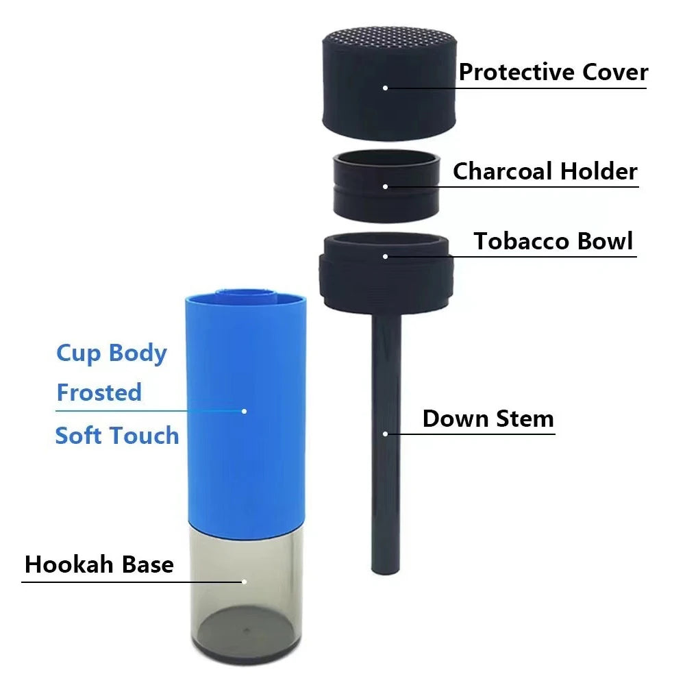 New Arabic Hookah Cup Portable Shisha Hookah Removable Fashionable Hookah Holder Car Shisha Hookah Household Hookah Car Supplies