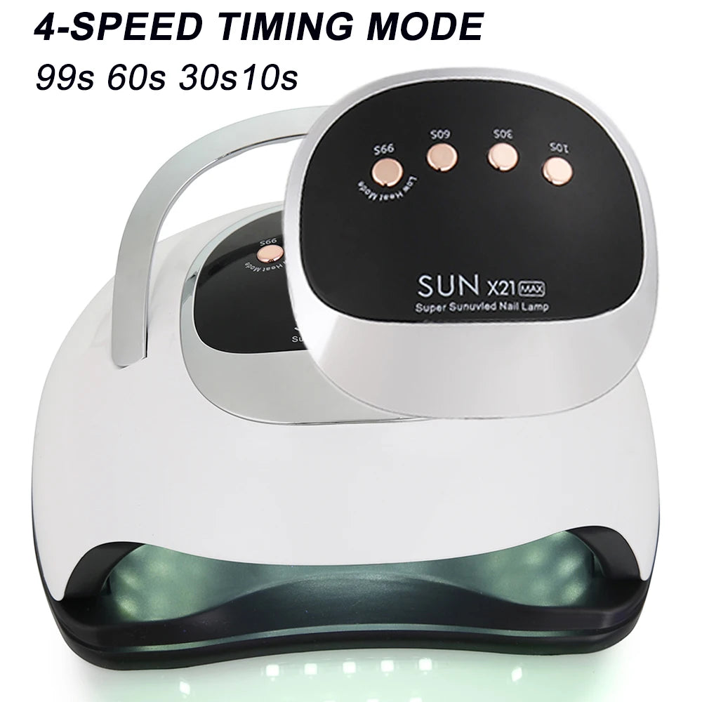 New Nail Dryer Machine 320W SUNX21MAX Nail Lamp for Drying Nail Paint with 72pcs UV LED Lamp Beads