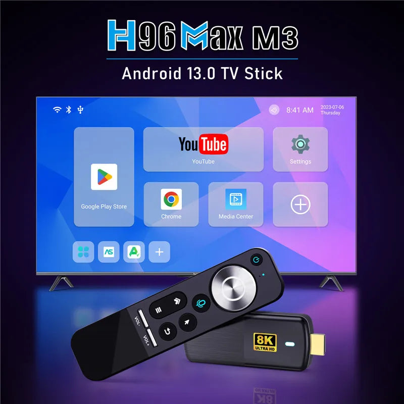 Neuer Smart TV Stick H96 Max M3 MINI TV Dongle für IOS Android 13 RK3528 8K WIFI6 2,4G Decoder Google Voice Intelligente TV Gerät 