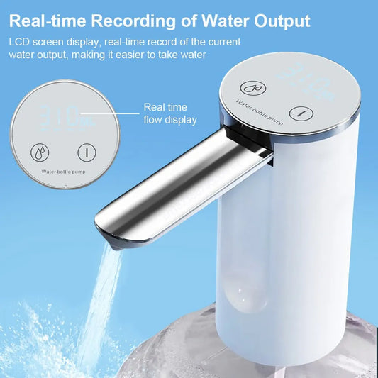 New Arrival Home Gadget Smart Home Gadget Electric Water Pump Folding Automatic Drinking Water Bottle Dispenser