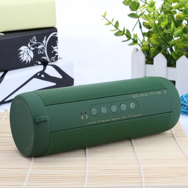 T2 Bluetooth Lautsprecher Wasserdicht Tragbare Outdoor Wireless Mini Spalte Box Lautsprecher Unterstützung TF karte FM Stereo Hallo-fi Boxen 