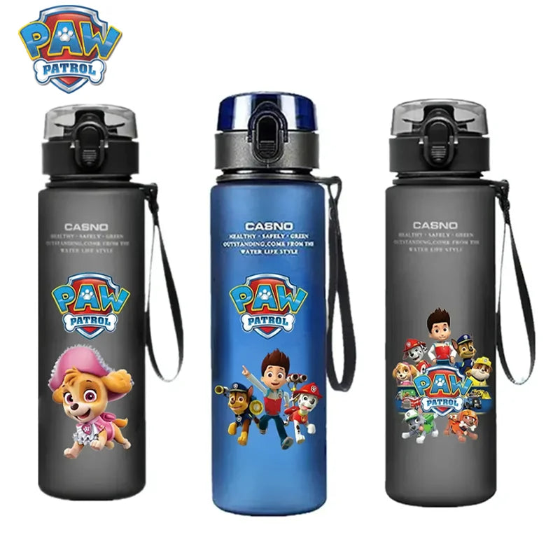 PAW Patrol 560ML Water Cup Chase Marshall Outdoor Portable children's Plastic Large Drink Bottles Student Sport Water Cup Gifts