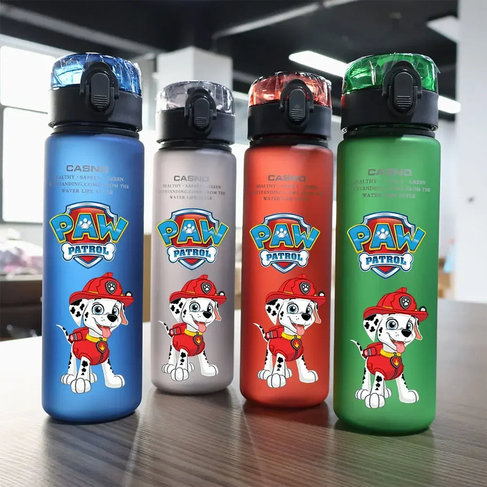 PAW Patrol 560ML Water Cup Chase Marshall Outdoor Portable children's Plastic Large Drink Bottles Student Sport Water Cup Gifts