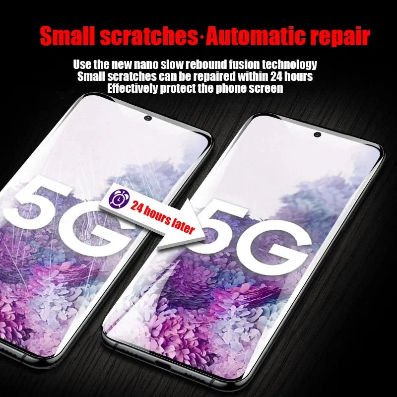 4 Stück Hydrogelfolie für Samsung Galaxy S20 S22 S21 Ultra S10 S9 S8 Plus FE Displayschutzfolie für Samsung Note 20 10 9 8 Plus S23U