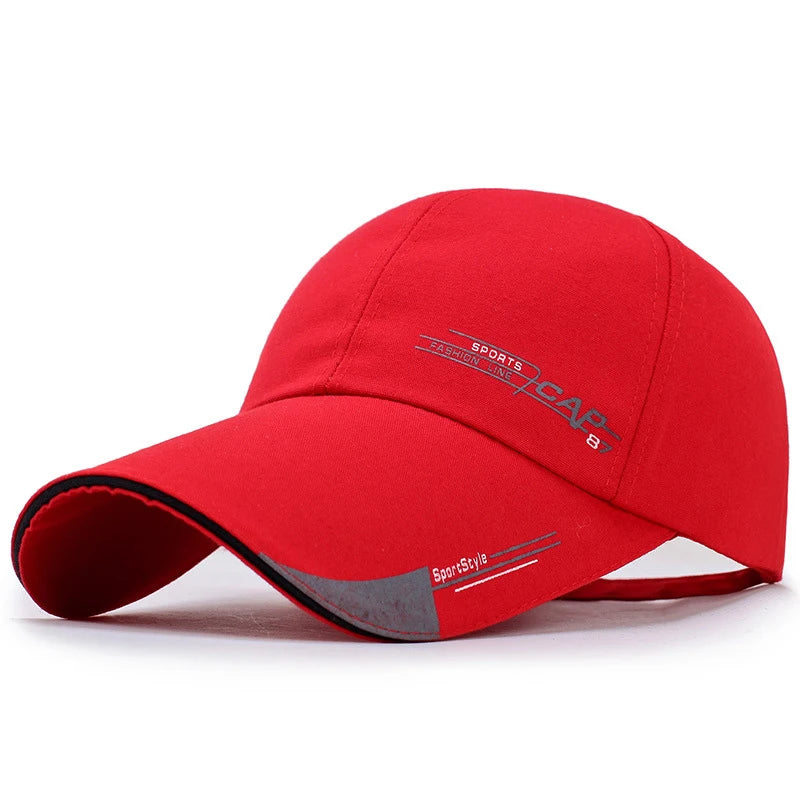 Spring and Autumn Korean Version Lengthened Baseball Men Outdoor Fishing Sun Protection Travel Hat Casual Baseball Cap Sun Visor