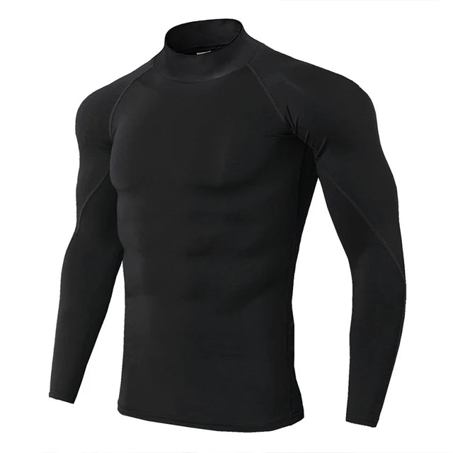 Rashguard Gym T Shirt Men Bodybuilding Compression Shirt Fitness Quick Dry Running Workout Man Sports First Layer Sportswear