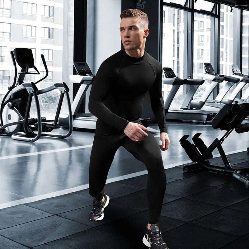 Rashguard Gym T Shirt uomo Bodybuilding camicia a compressione Fitness ad asciugatura rapida Running Workout Man Sports primo strato Sportswear