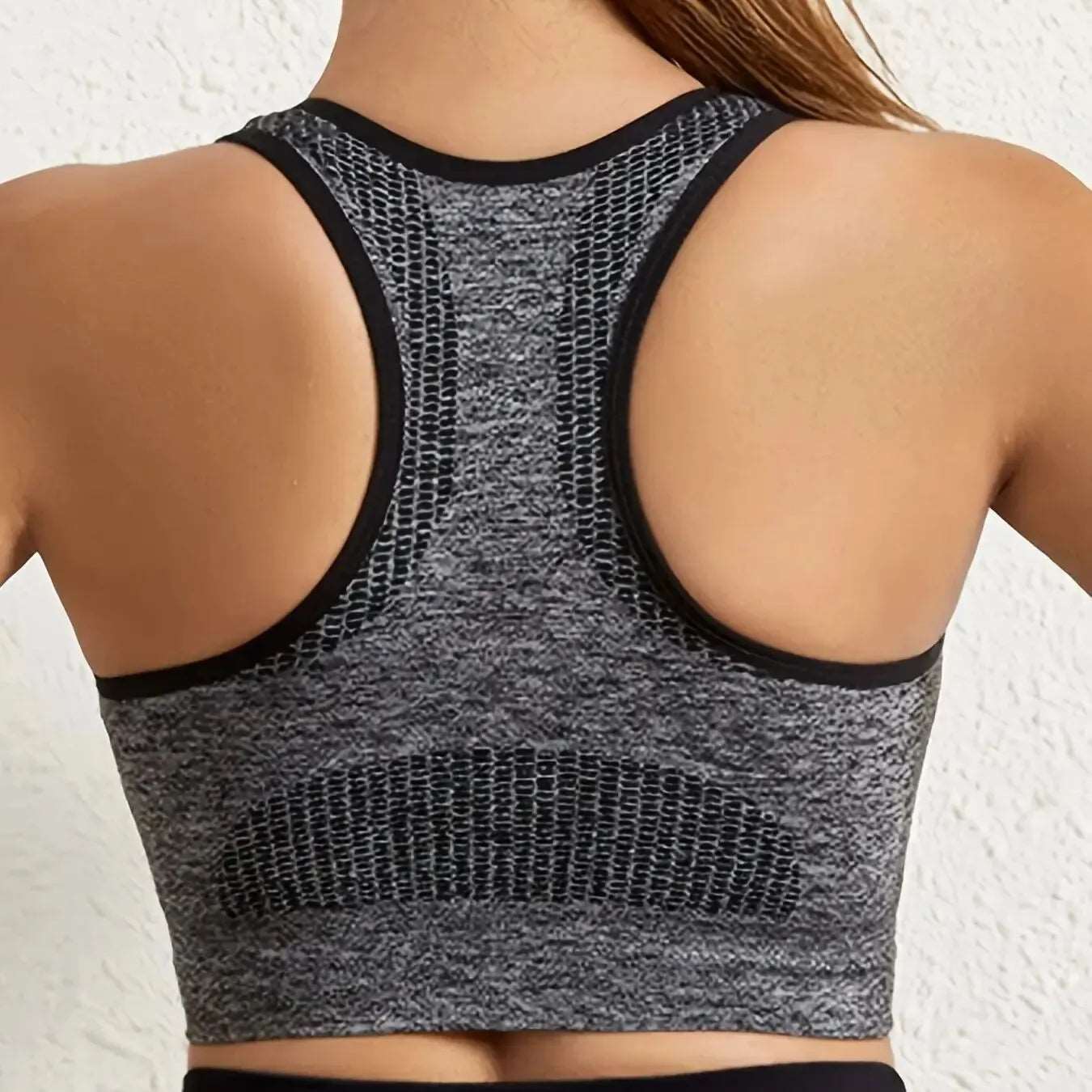 Reggiseni sportivi da allenamento da donna Fitness Backless imbottito Ivy reggiseno a basso impatto Yoga Crop canotta