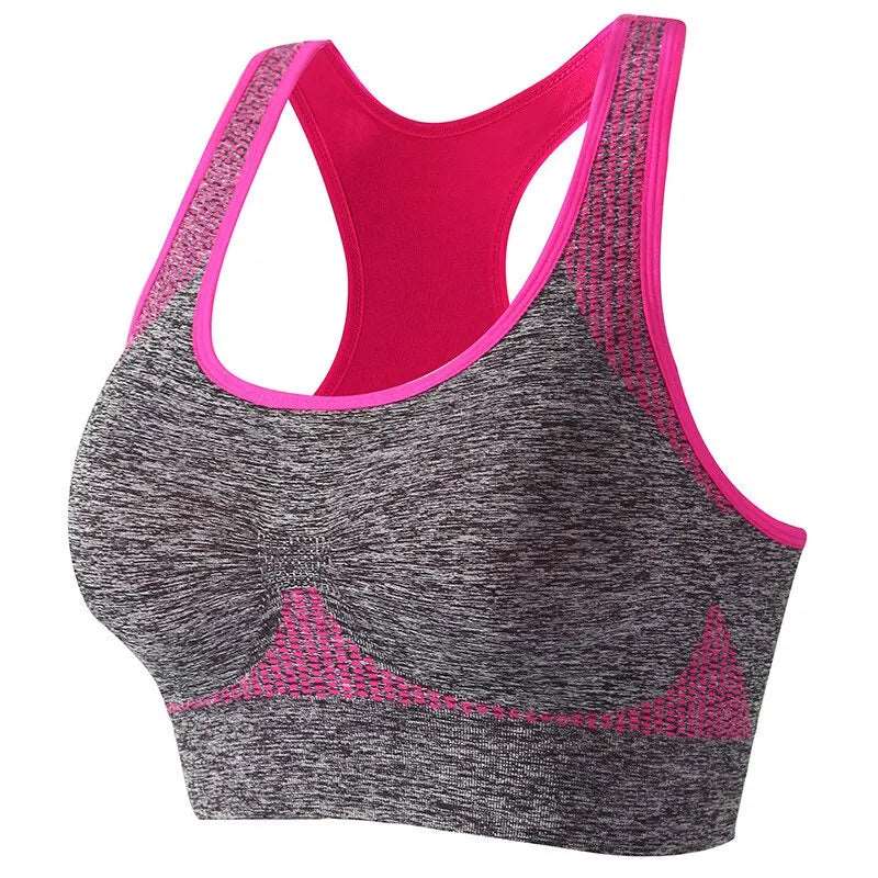 Reggiseni sportivi da allenamento da donna Fitness Backless imbottito Ivy reggiseno a basso impatto Yoga Crop canotta