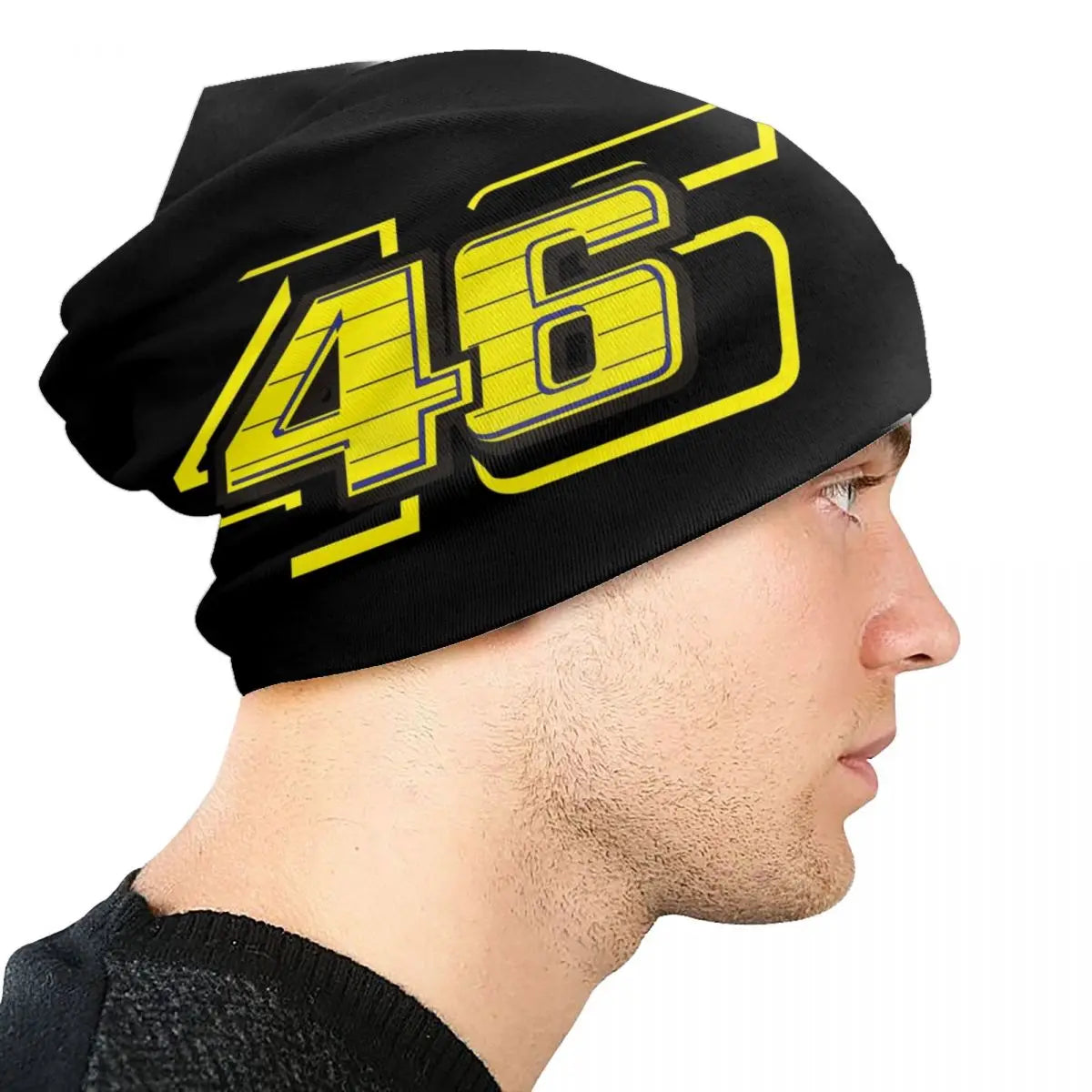 Rossi Skullies berretti berretti Streetwear inverno caldo uomo donna cappelli lavorati a maglia Unisex adulto moto Racing cappelli cofano