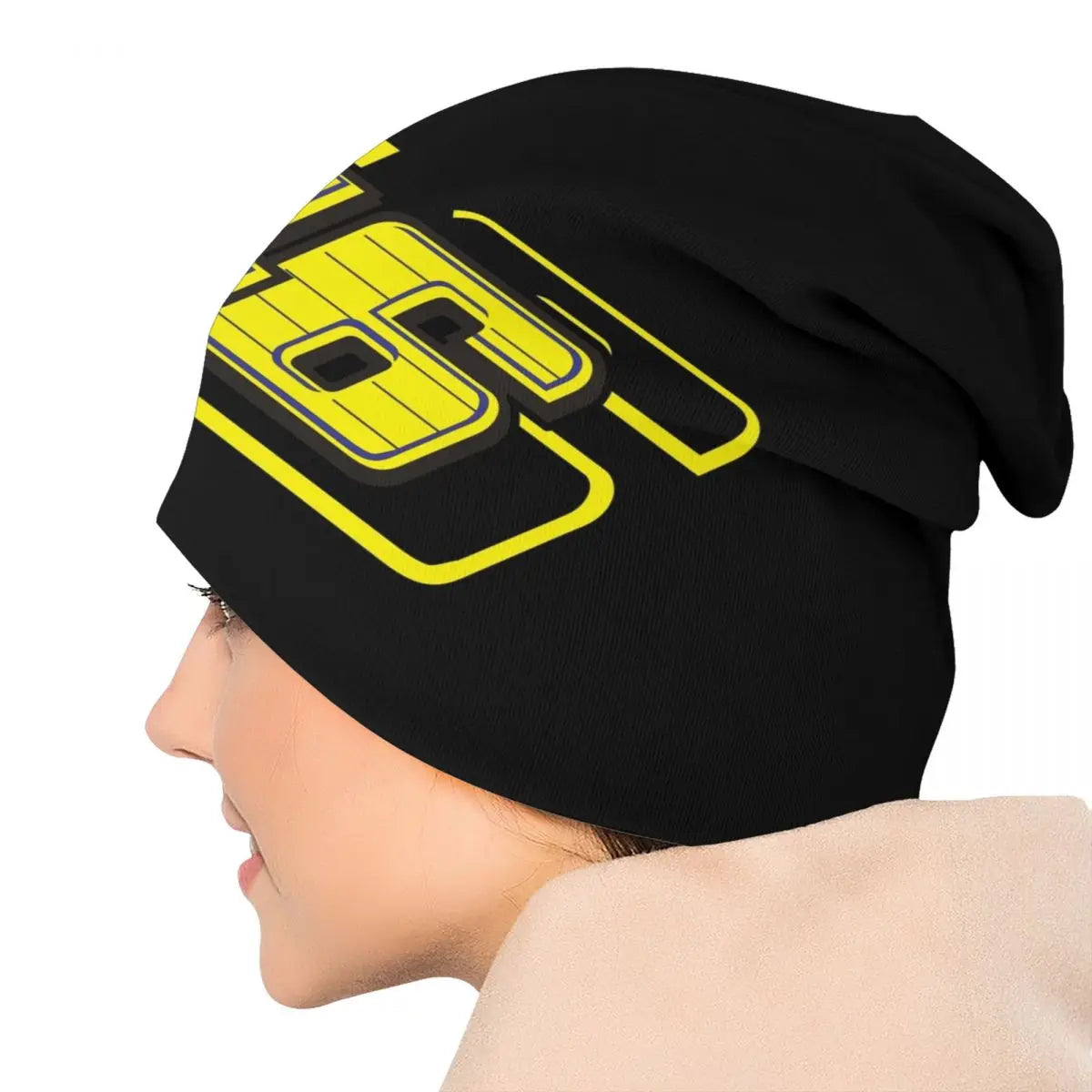 Rossi Skullies berretti berretti Streetwear inverno caldo uomo donna cappelli lavorati a maglia Unisex adulto moto Racing cappelli cofano