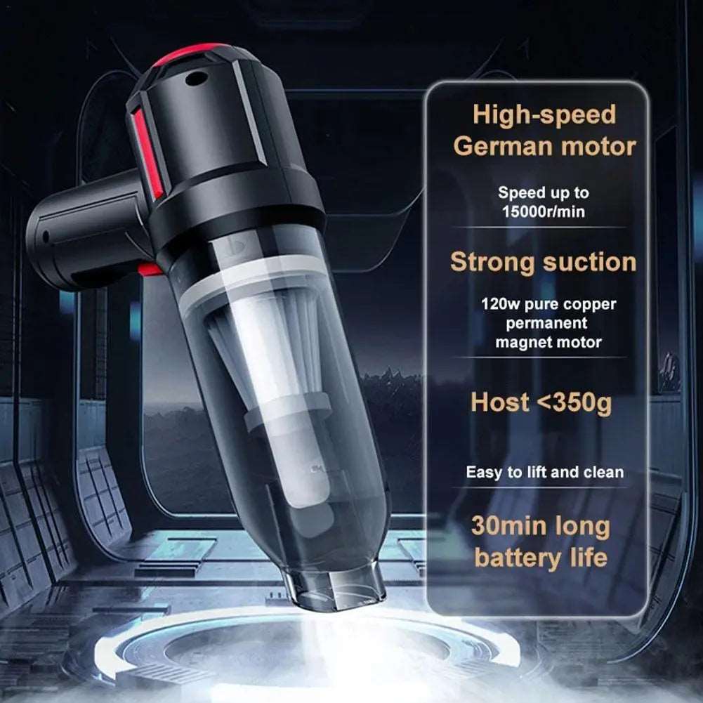 90000pa Car Vacuum Cleaner Cyclone Suction Portable Cordless Handheld Auto Vacuum Wireless for Home Applicance Car Accessor E9i9