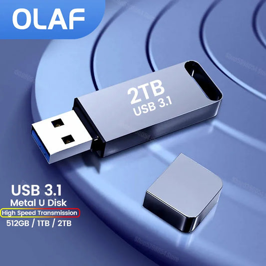 Portable USB Flash Drive Key High Speed ​​USB 1TB Pen Drive 512GB USB Stick Flash Disk For Android PC/Car/TV 2TB Pendrive