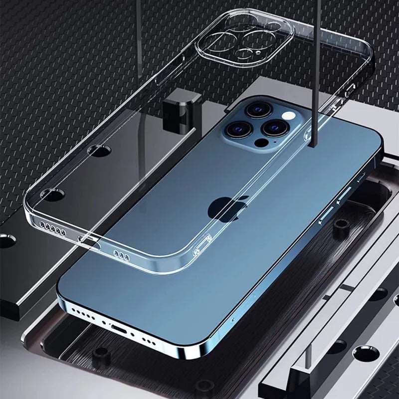 Crystal Clear Flexible TPU Case For iPhone 14 Plus 13 Pro Max 12Mini 11 15 SE XR X 7 8 Scratch-Resistant Transparent Shell Funda