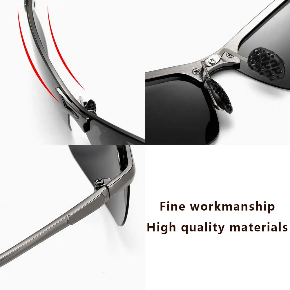 Photochromic Sunglasses Men Polarized Driving Chameleon Glasses Male Change Color Sun Glasses Day Night Vision Driver's Eyewear 