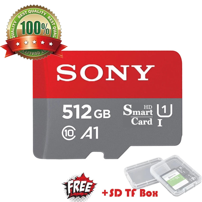 SONY 1 TB Ultra Micro SD 512 GB Micro SD Karte SD/TF Flash Karte Speicherkarte 32 64 128 GB microSD für Kamera