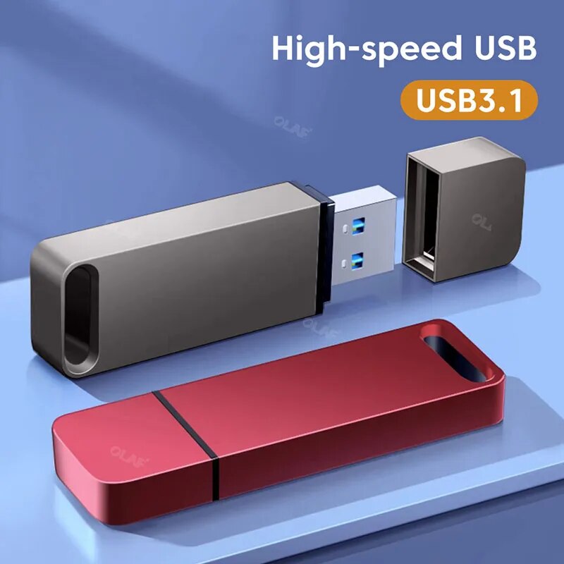 Portable USB Flash Drive Key High Speed USB 1TB Pen Drive 512GB USB Stick Flash Disk For Android PC/Car/TV 2TB Pendrive