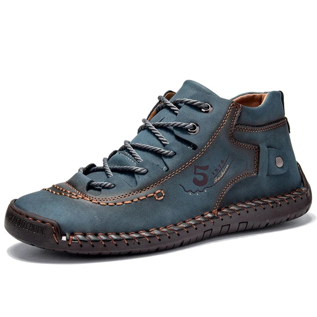 Scarpe Casual da uomo in pelle fatte a mano inverno con scarpe di pelliccia mocassini da uomo scarpe da passeggio Comfort appartamenti da uomo vendita calda mocassini scarpe