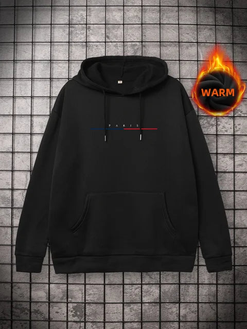 Sycpman Modische bedruckte Hoodies für Herren, Herbst und Winter, Paar, lockerer Kapuzenpullover, Straße, lässig, vielseitig, Pullover, Damenoberteile 