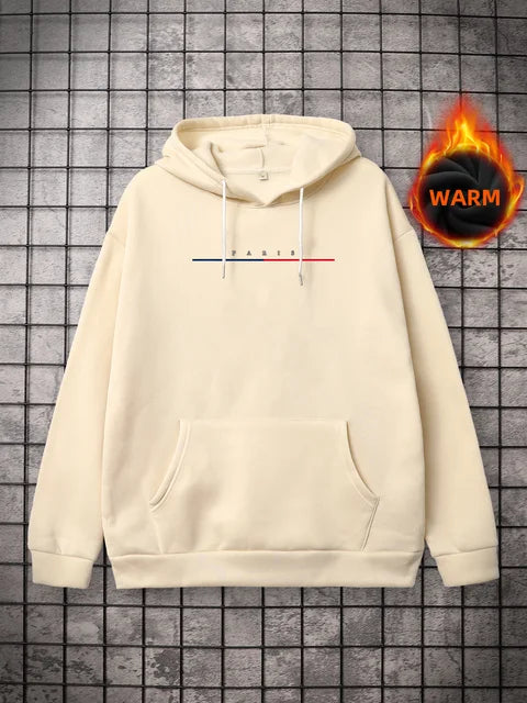 Sycpman felpe con cappuccio stampate alla moda per uomo autunno e inverno coppia felpa con cappuccio allentata Street Casual Versatile Pullover donna Top