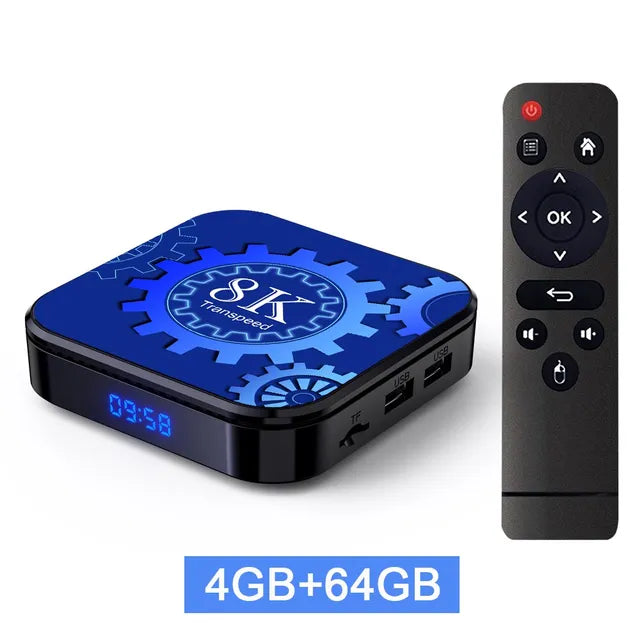 Transpeed Android 13 Wifi5 TV Box HDR10 + Support 8K Video 128G 64G 32G BT5.0 + RK3528 4K 3D Set Top Box