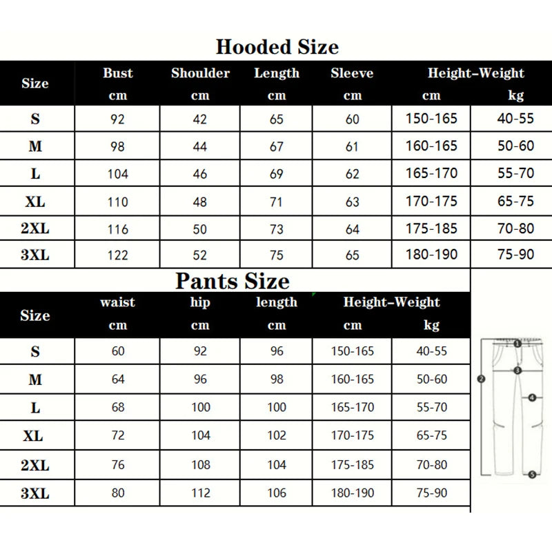 Men's Tracksuit Fashion Hoodies Solid Suits Men's Sweatshirts + Drawstring Sweatpants Loose Leisure Sportswear Set Winter New