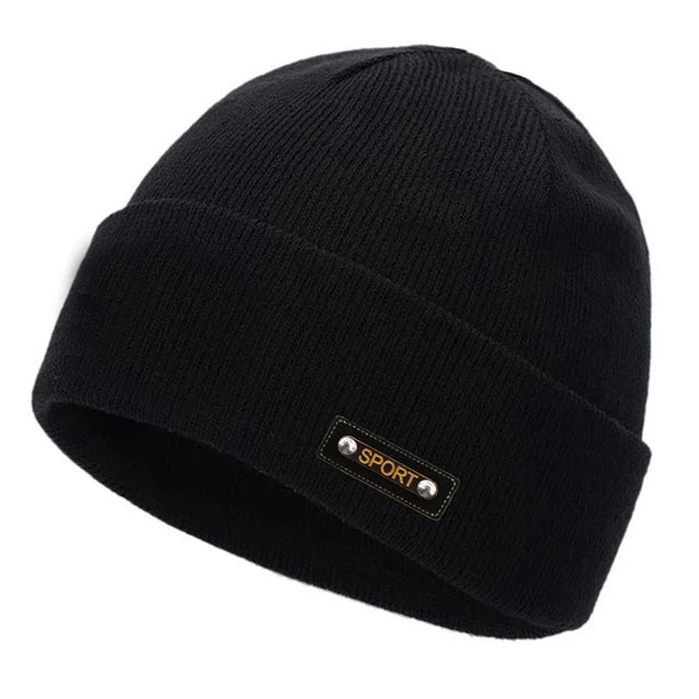 Winter Warm Beanies Casual Short Thread Hip Hop Hat Adult Men Female Wool Knitted Skull Cap Brimless Baggy Melon Cap