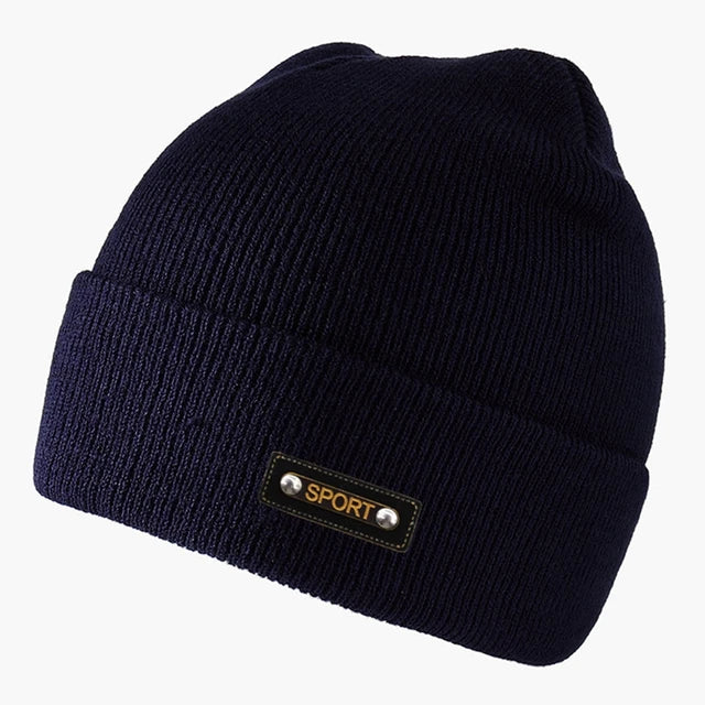 Winter Warm Beanies Casual Short Thread Hip Hop Hat Adult Men Female Wool Knitted Skull Cap Brimless Baggy Melon Cap