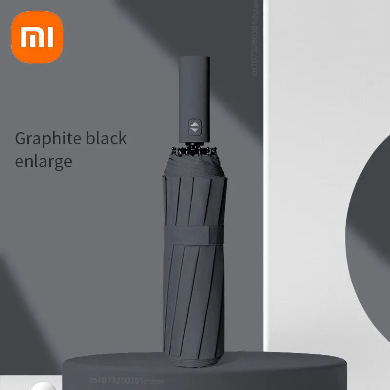 Xiaomi 12 Bone tinta unita ombrello automatico pieghevole parasole di grandi dimensioni protezione Uv