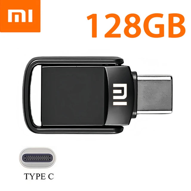 Xiaomi U Disk 2TB 1TB USB 3.1 interfaccia di tipo C 256GB 128GB 512GB Computer cellulare trasmissione reciproca memoria USB portatile