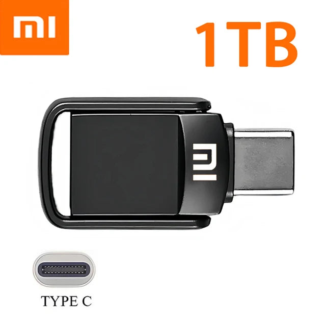 Xiaomi U Disk 2TB 1TB USB 3.1 interfaccia di tipo C 256GB 128GB 512GB Computer cellulare trasmissione reciproca memoria USB portatile