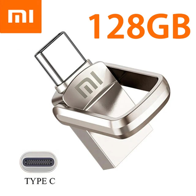 Xiaomi U Disk 2TB 1TB USB 3.1 interfaccia di tipo C 256GB 128GB 512GB Computer cellulare trasmissione reciproca memoria USB portatile