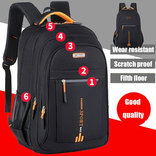 Men Backpacks Waterproof Backpack Oxford Work Computer Bag Casual Backpack High School Student Backpack Senior Large Capa