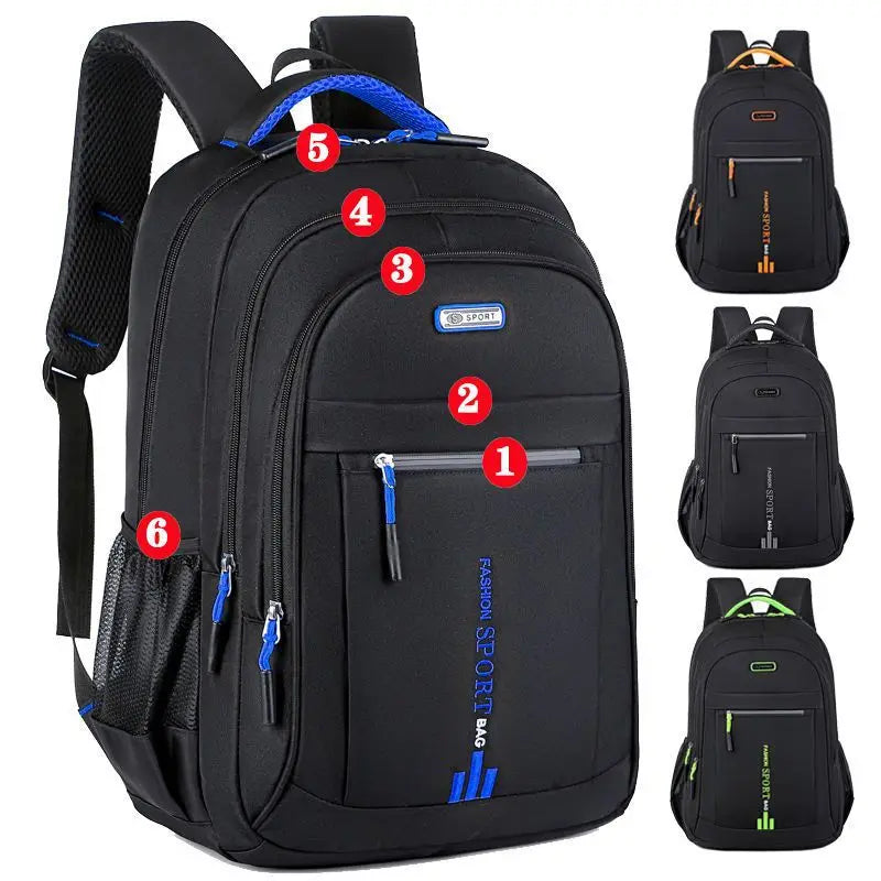 Männer Rucksäcke Wasserdichter Rucksack Oxford Arbeit Computer Tasche Casual Rucksack Gymnasiast Rucksack Senior Große Capa