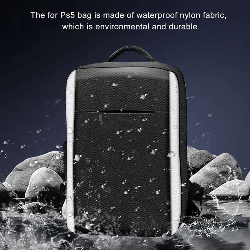 Zaino portatile adatto per PS5 borsa portaoggetti per Console di gioco borsa a tracolla protettiva impermeabile antiurto Host accessori PS5