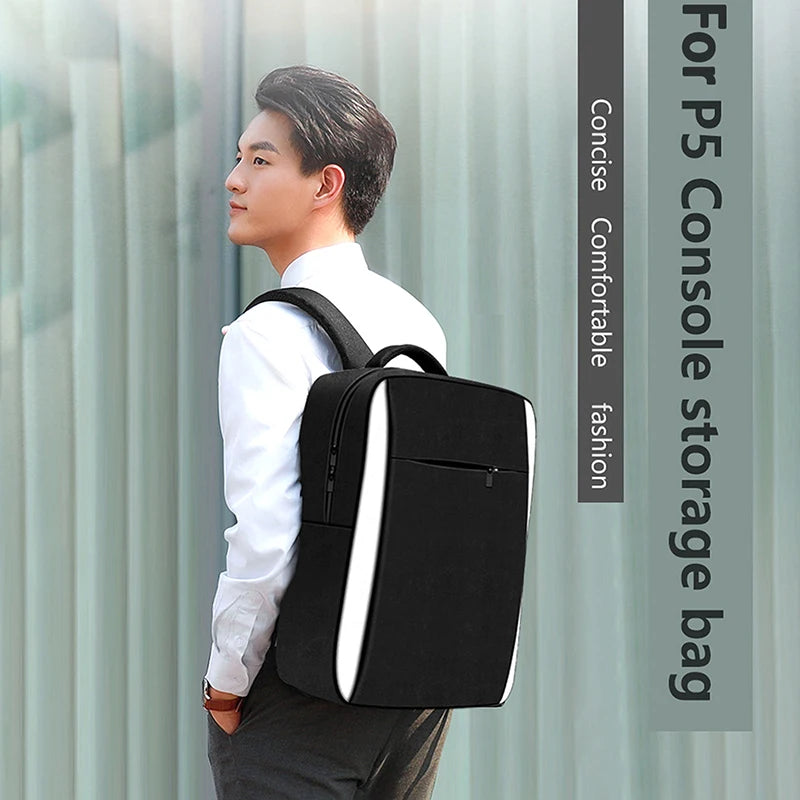 Portable Backpack Suitable for PS5 Game Console Storage Bag Shockproof Waterproof Protective Shoulder Bag Host PS5 Accessories