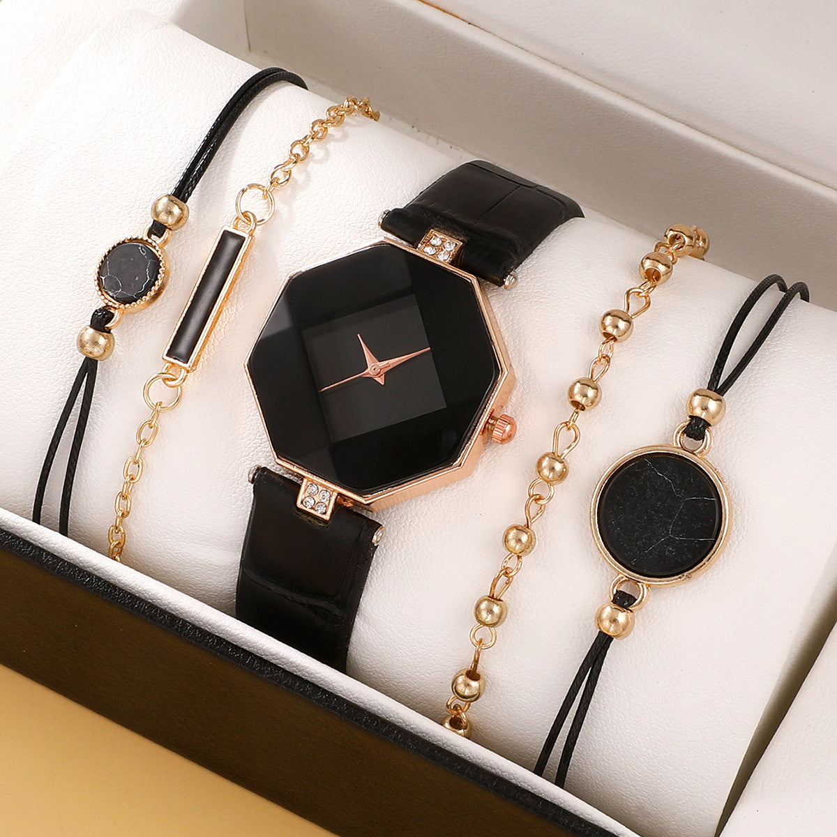 Women's Watch Korean-style Retro Artistic Personalized Minority Trendy Quartz Gift Box