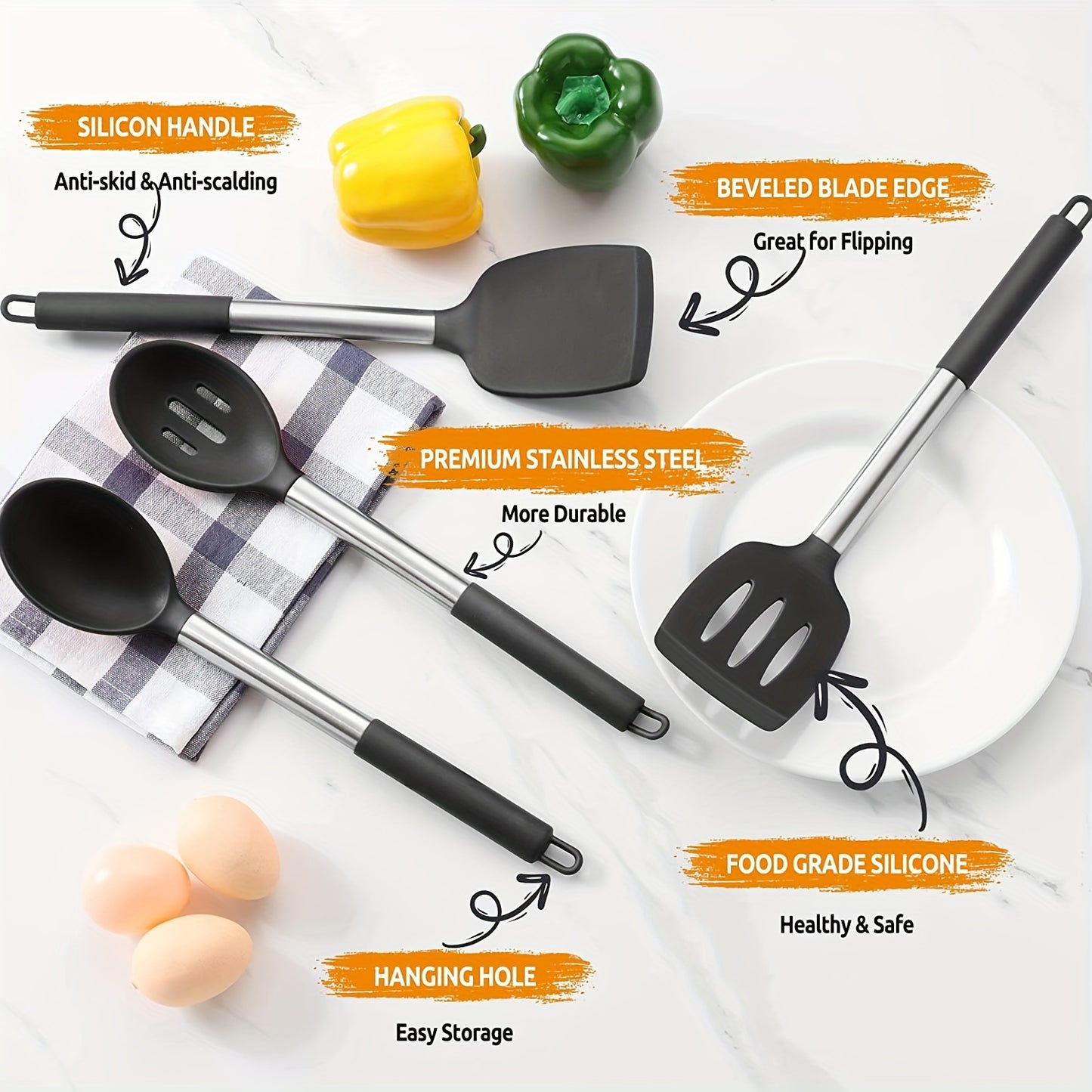 Utensili Da Cucina In Silicone, Spatola etc..